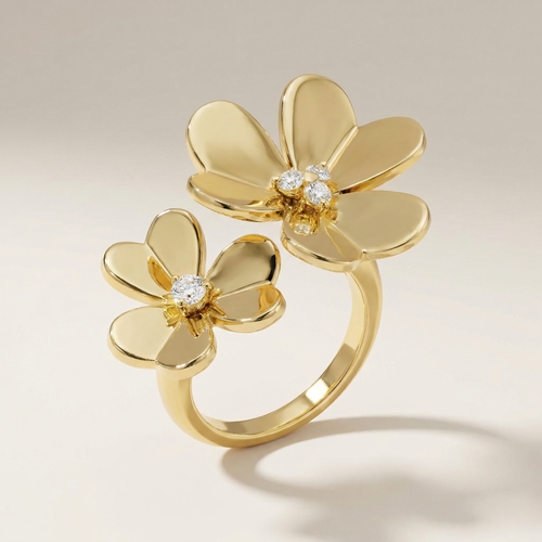 Frivole Between The Finger 4 Diamonds Ring
