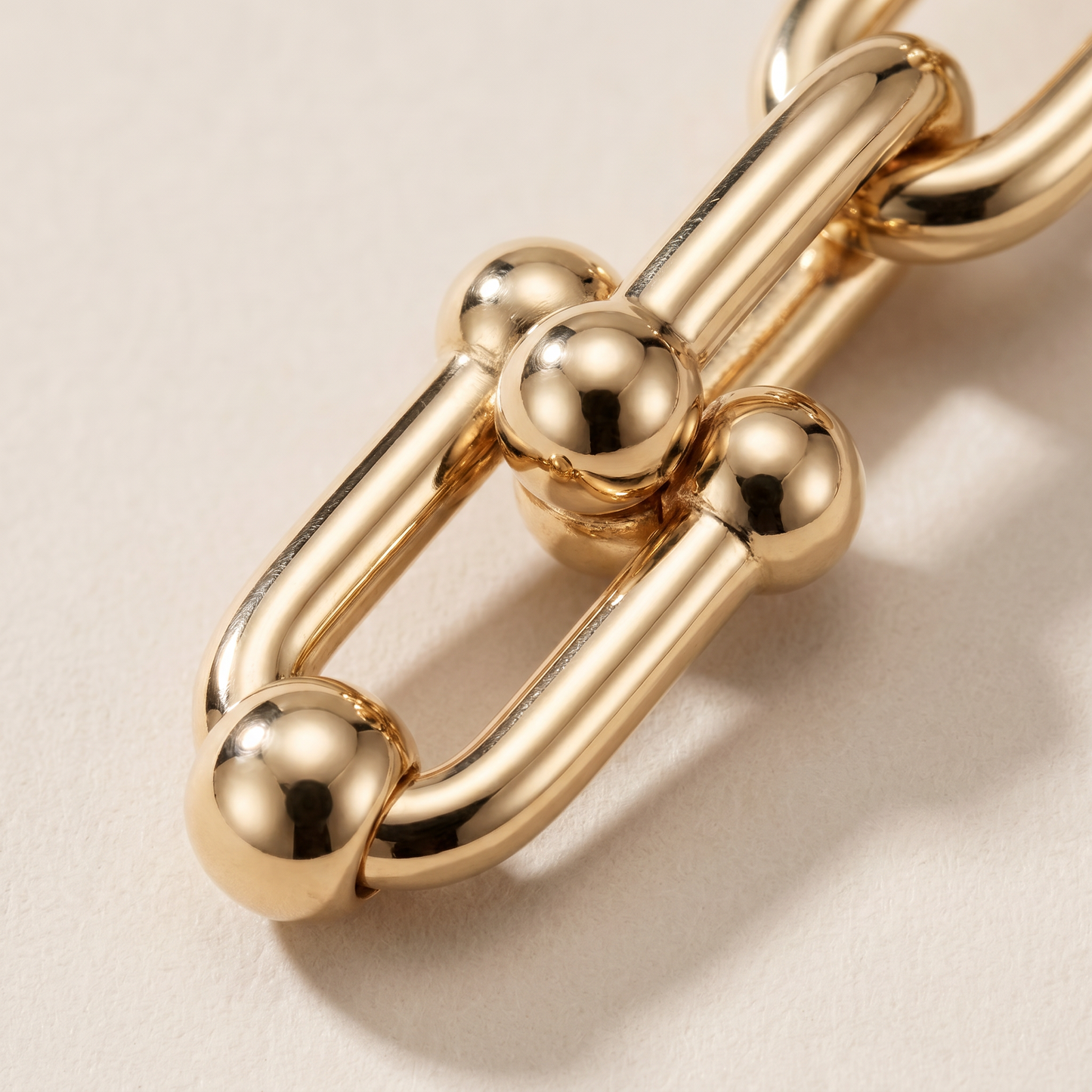 Graduated Link Drop Earrings