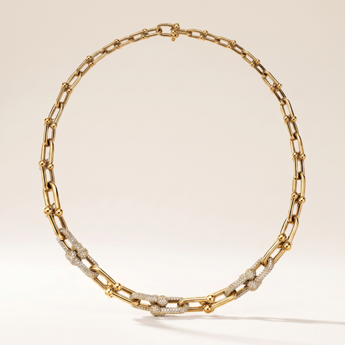 HardWear Gold Station Link Necklace