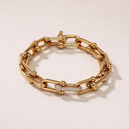 HardWear Link Pavé Diamonds Bracelet