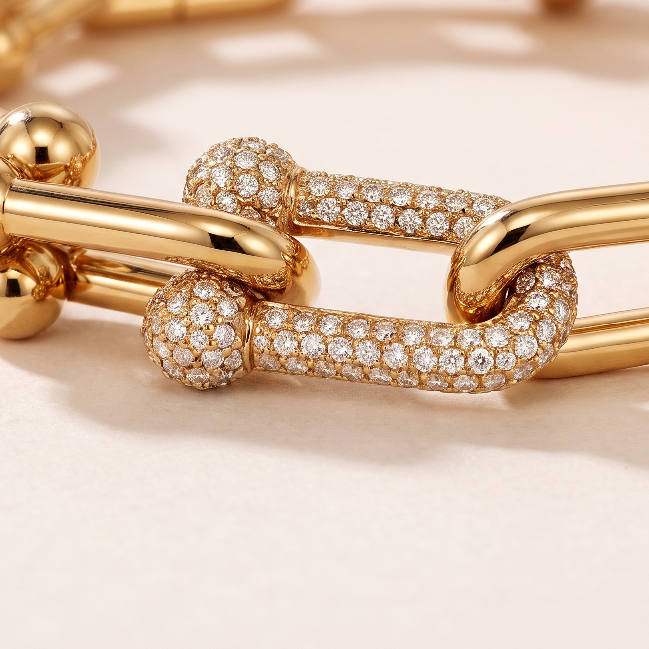 HardWear Link Pavé Diamonds Bracelet