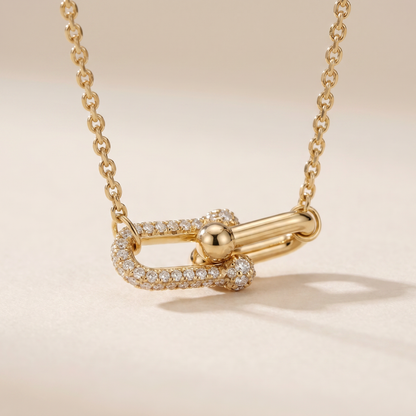 HardWear Pavé Link Pendant Necklace