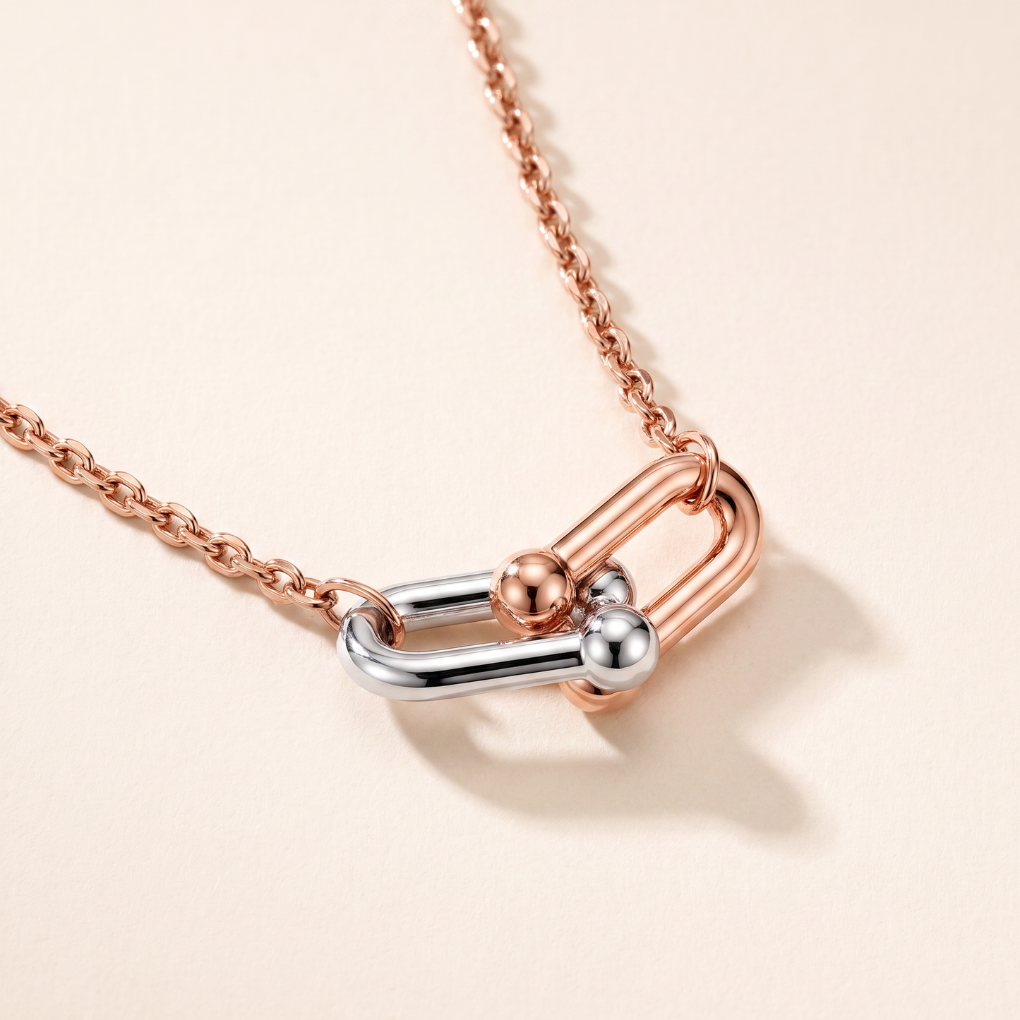 HardWear Two Tone Link Pendant Necklace