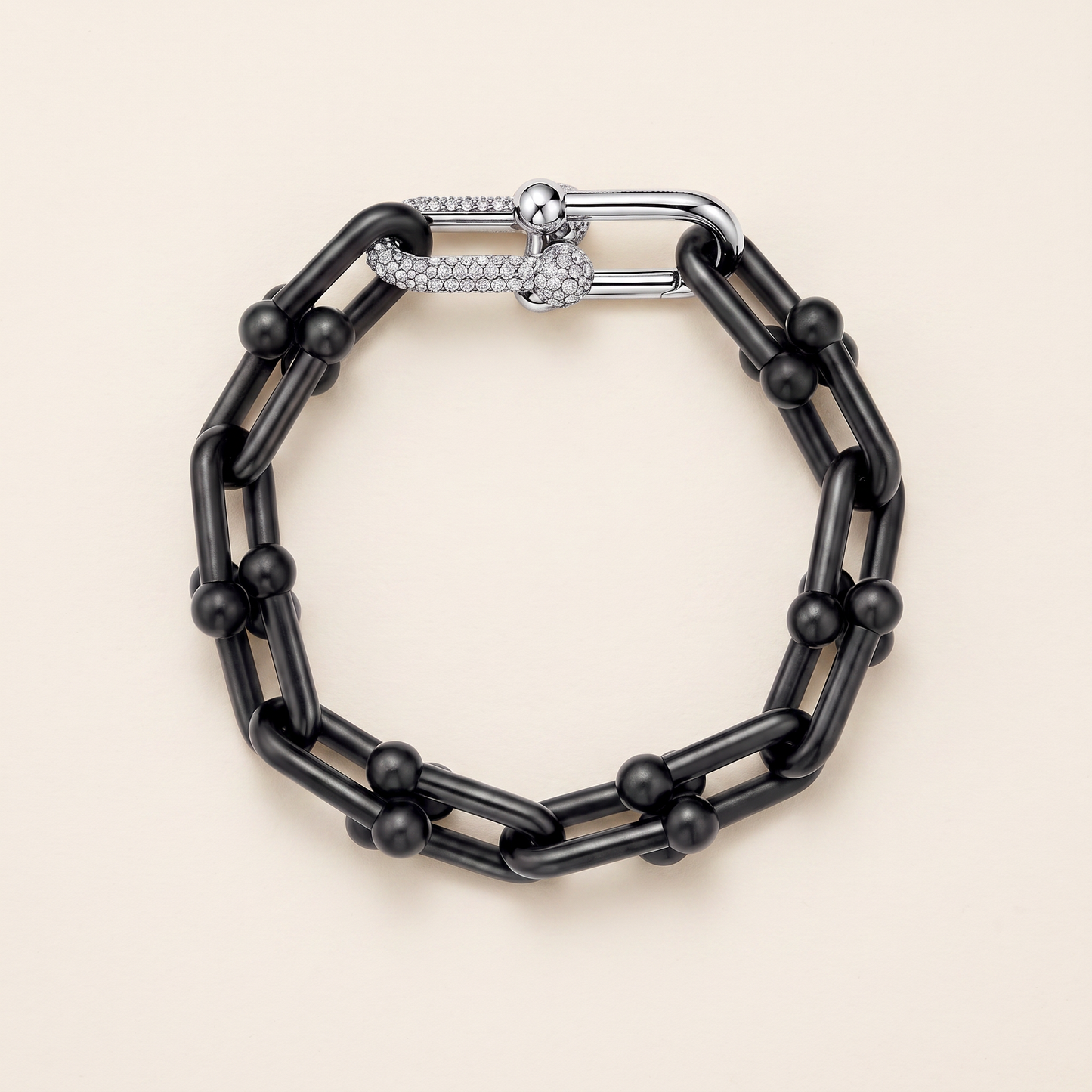 HardWear White Pavé Diamonds Connector Bracelet