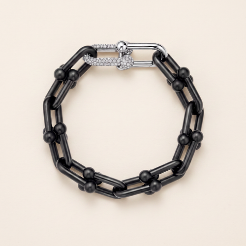 HardWear White Pavé Diamonds Connector Bracelet
