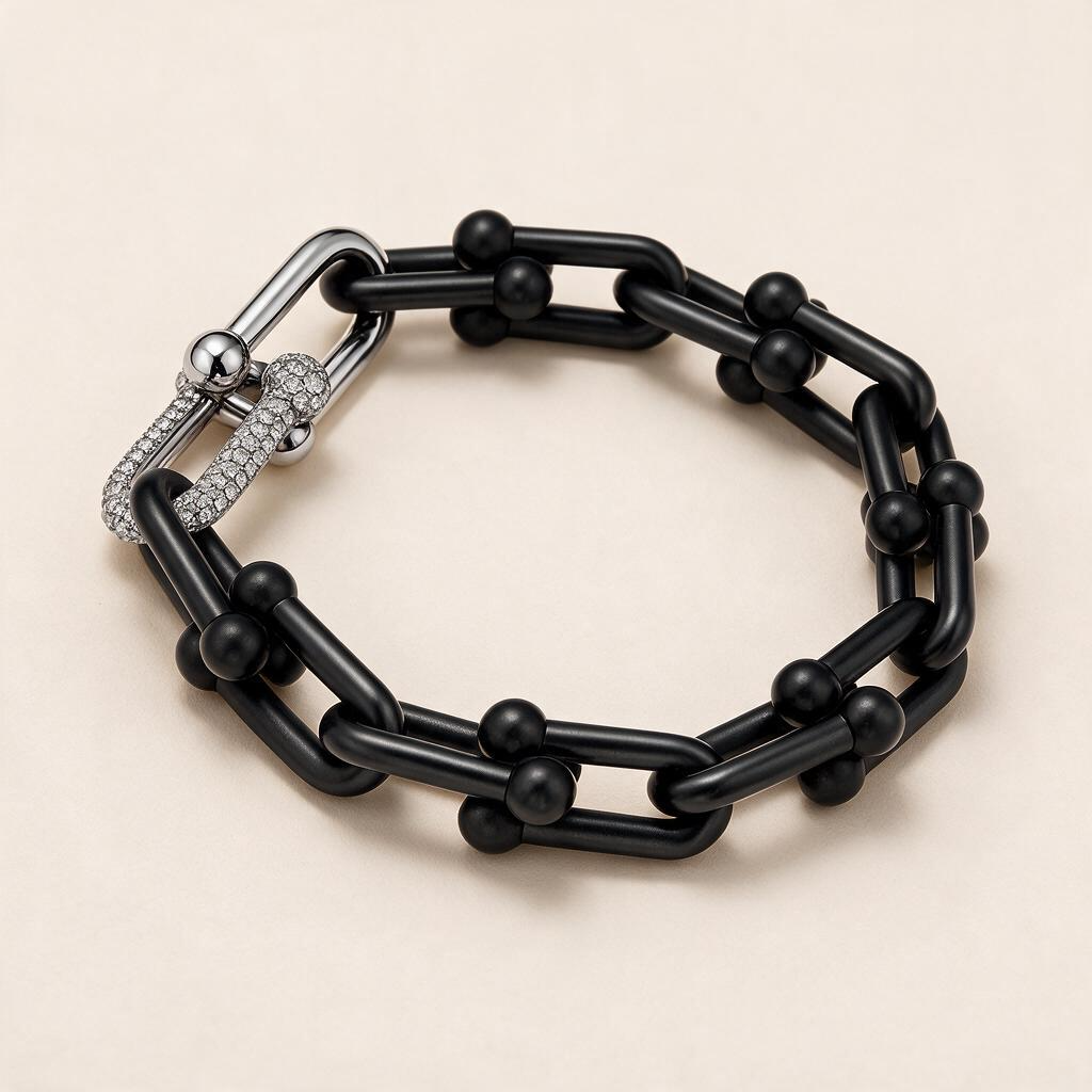 HardWear White Pavé Diamonds Connector Bracelet