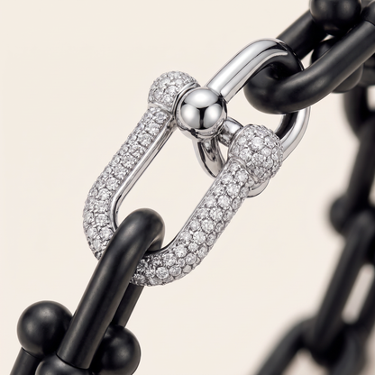 HardWear White Pavé Diamonds Connector Bracelet