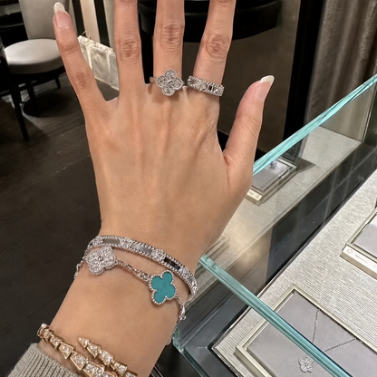 Vintage Five Motifs Turquoise Mix Bracelet