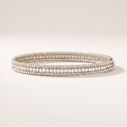 Perlée Pavé Diamonds Row Bracelet