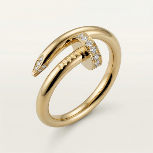 Juste Un Clou Pavé Style Ring