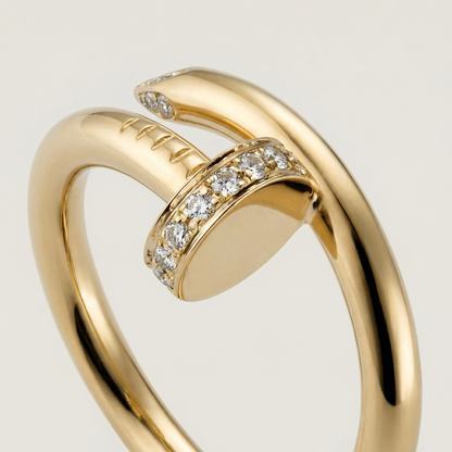 Juste Un Clou Pavé Style Ring