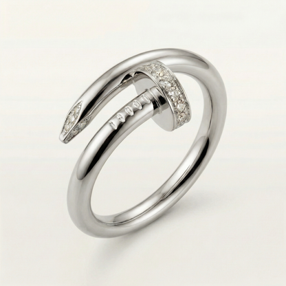 Juste Un Clou Pavé Style Ring