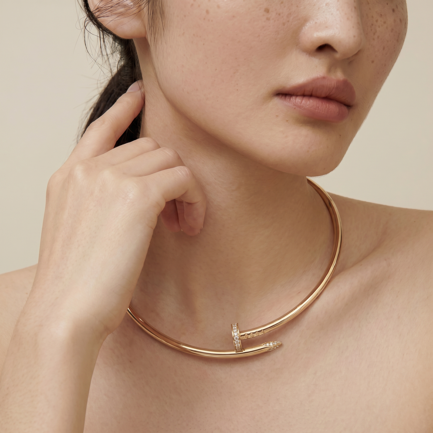 Juste Un Clou Torque Necklace