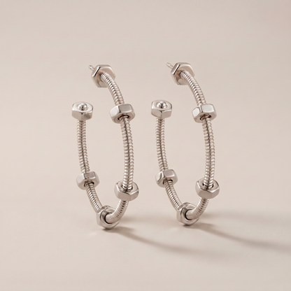 Large Écrou De Earrings