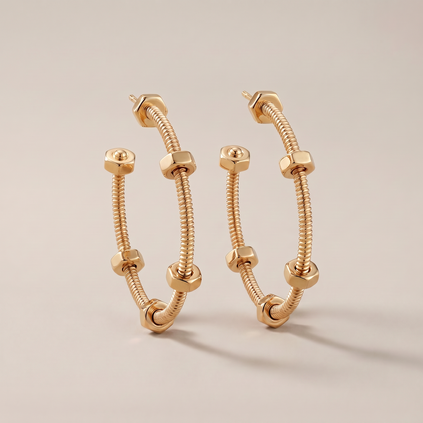 Large Écrou De Earrings