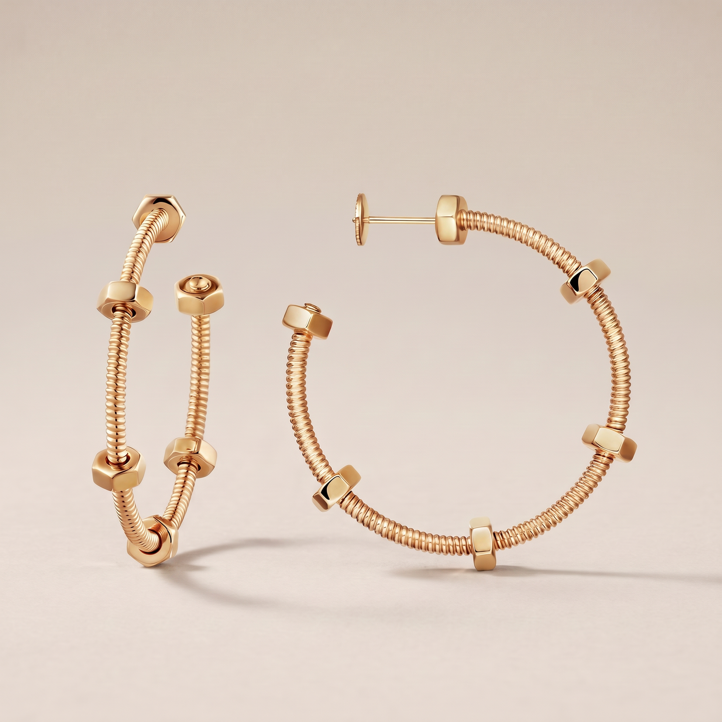 Large Écrou De Earrings