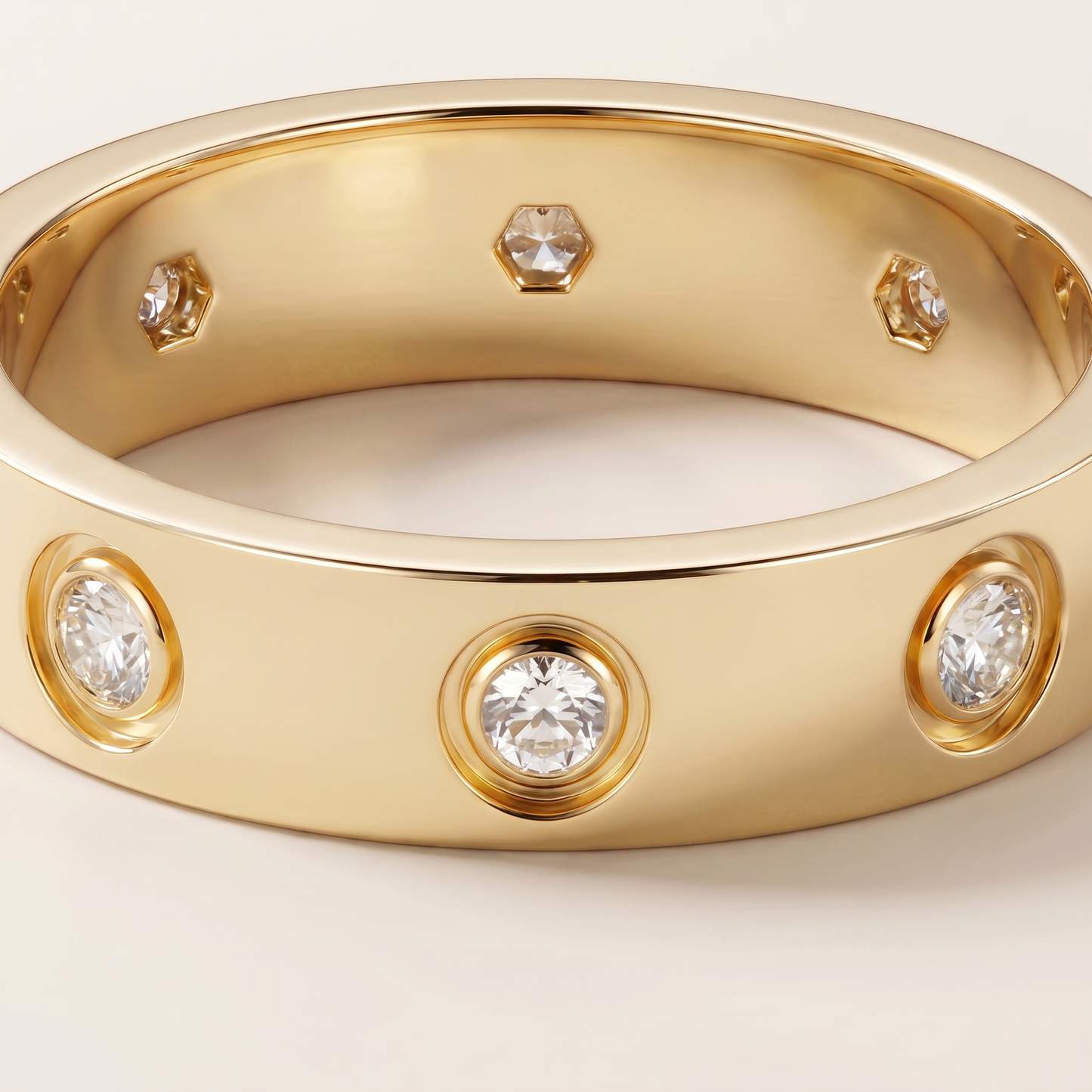 Love 8 Diamonds Wedding Ring