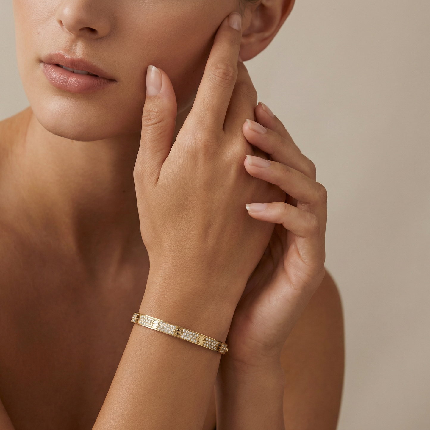 Love Diamonds Paved Bracelet