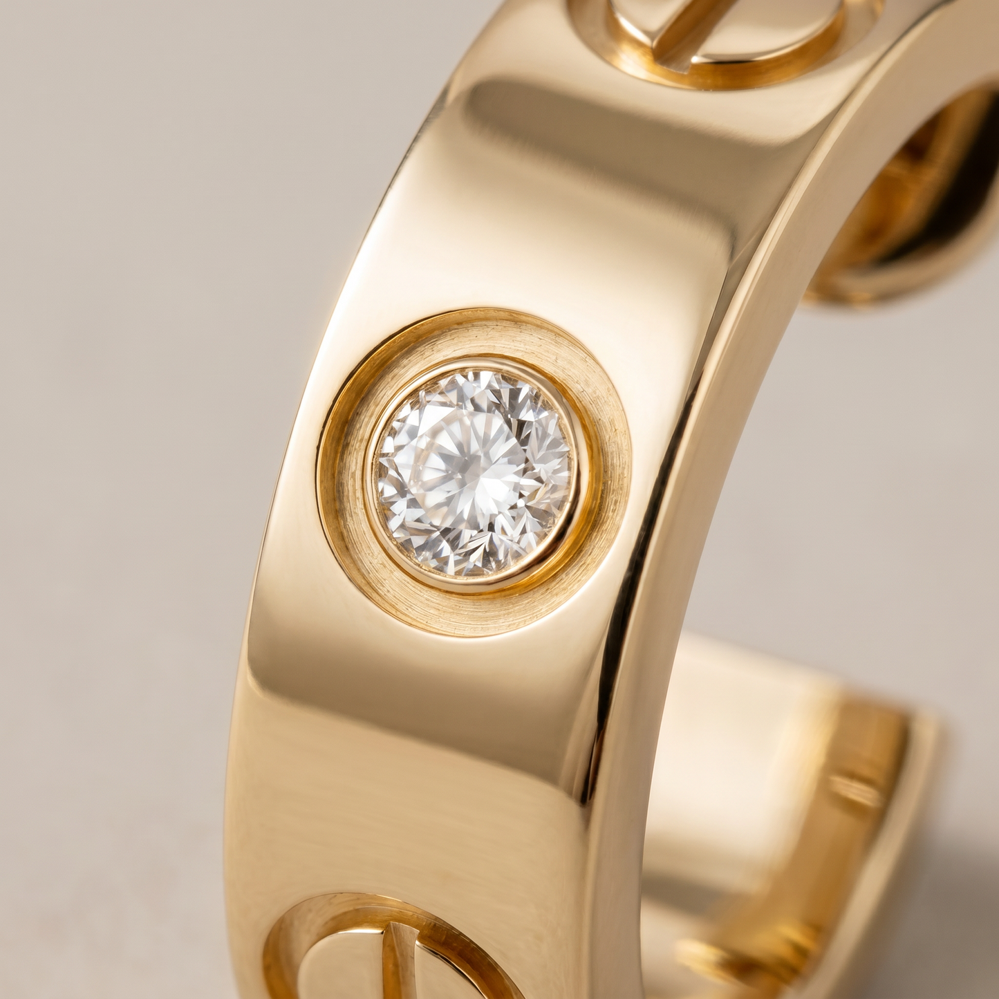 Love 2 Diamonds  Hoop Earrings