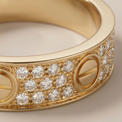 Love Pavé Band Ring