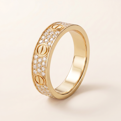 Love Pavé Band Ring