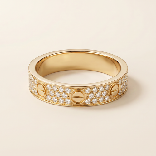 Love Pavé Band Ring