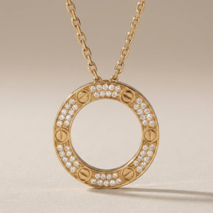 Love Paved Necklace