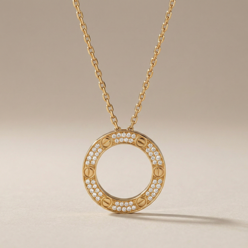 Love Paved Necklace