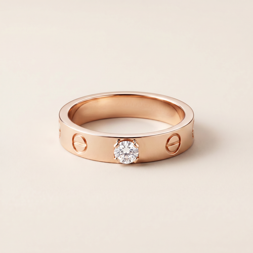 Love Solitaire Diamond Ring
