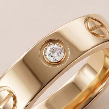 Love Wedding One Diamond Ring