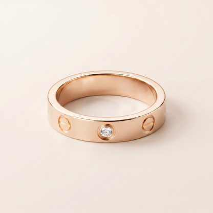 Love Wedding One Diamond Ring