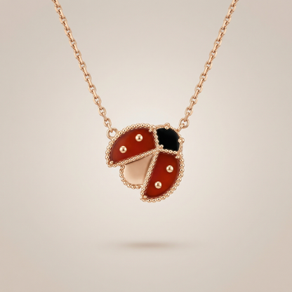 Lucky Ladybug Pendant Necklace