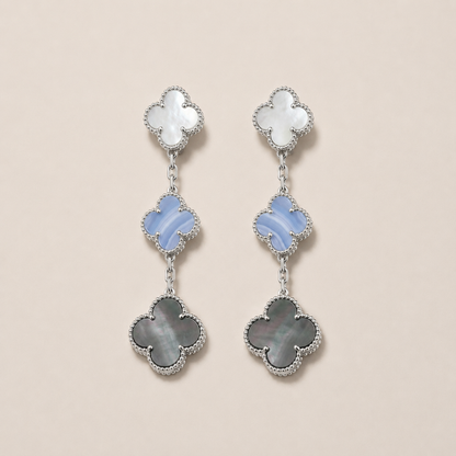 Magic Alhambra Three Motifs Earrings
