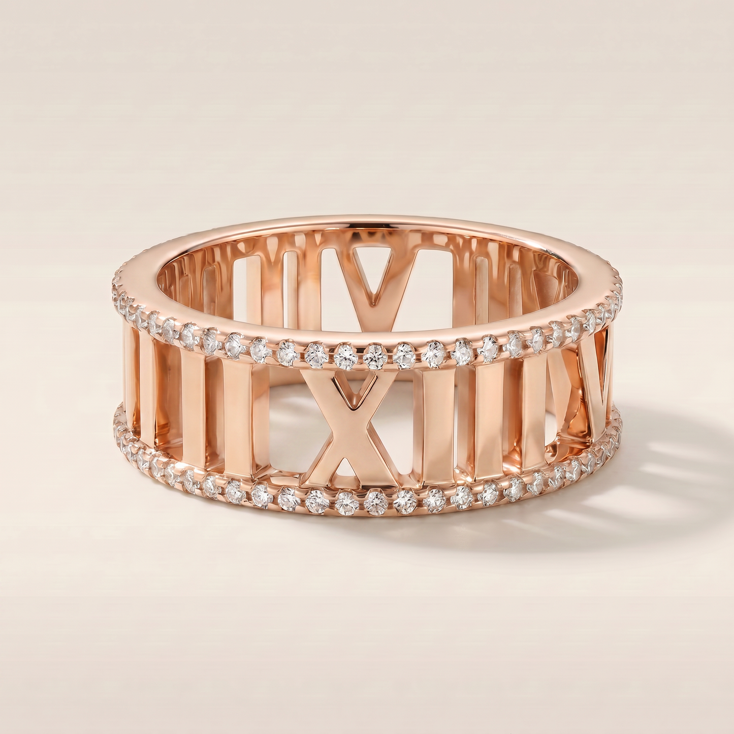 Atlas Roman Numeral Ring