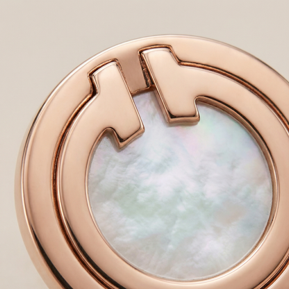 Mother-of-pearl Circle Earrings
