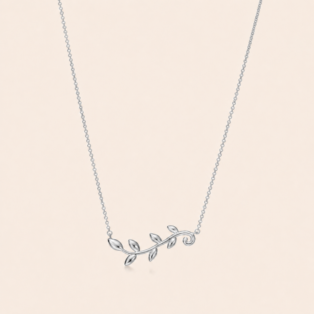Leaf Vine Pendant Necklace