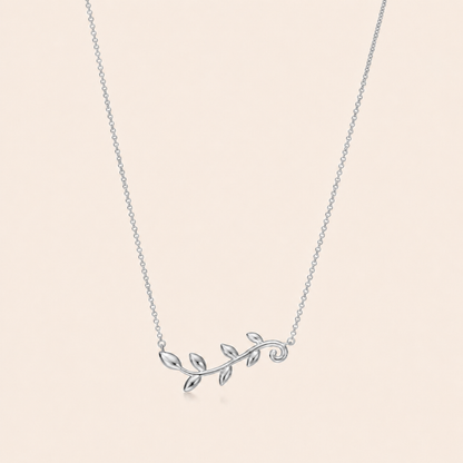 Leaf Vine Pendant Necklace