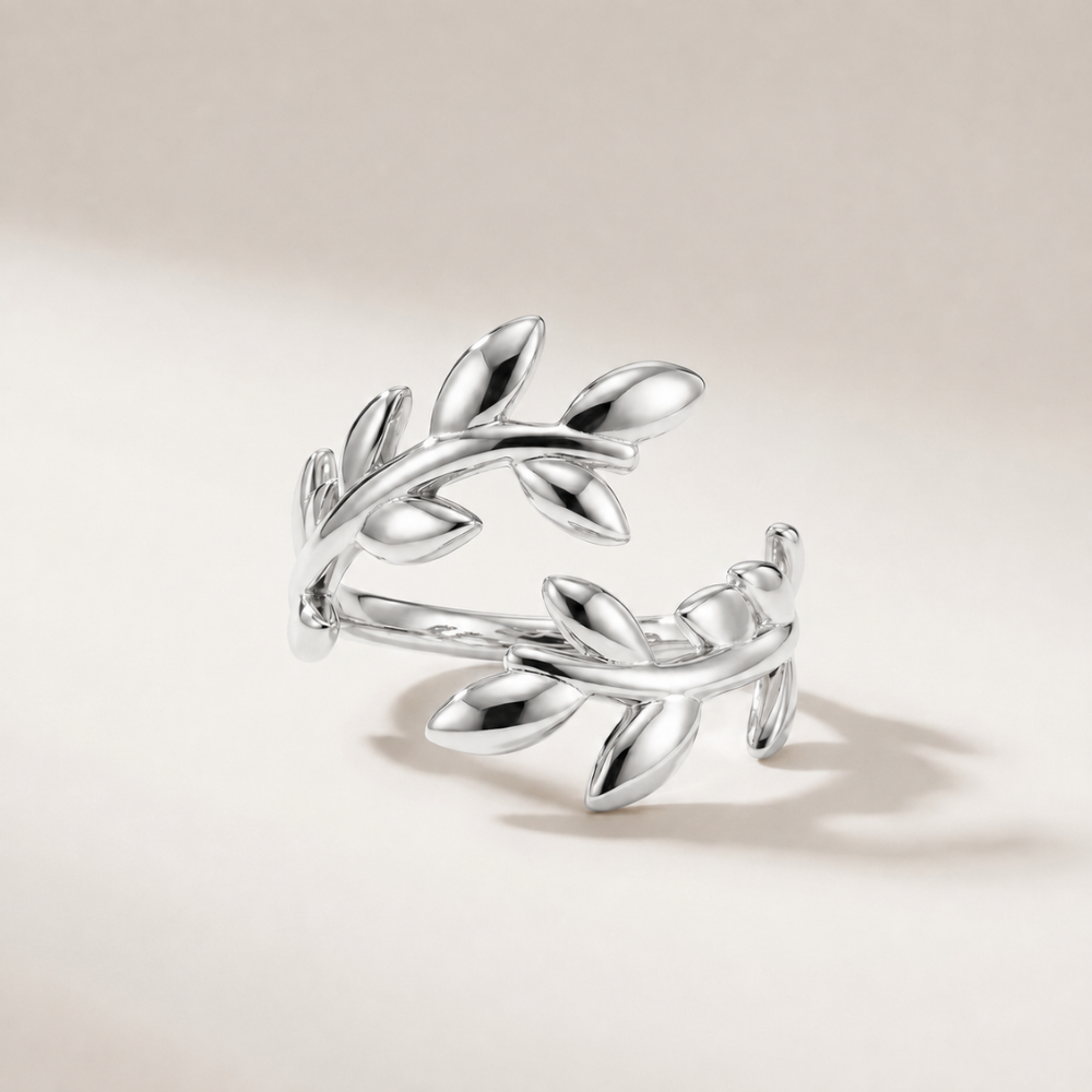 Vine Bypass Leaf Ring