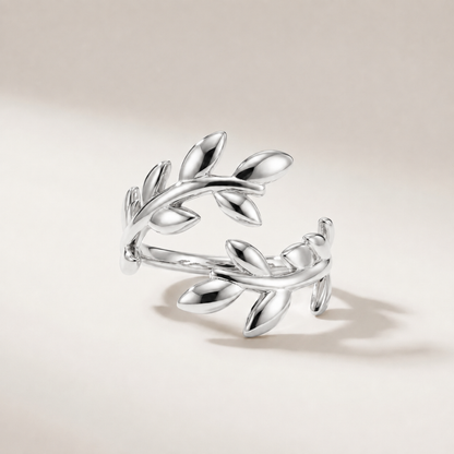 Vine Bypass Leaf Ring