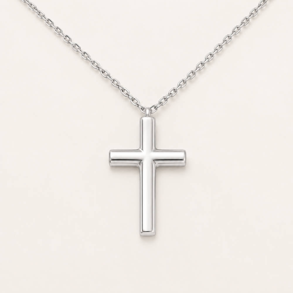 Pavé Cross Pendant Necklace