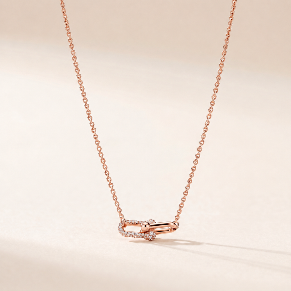 HardWear Pavé Link Pendant Necklace