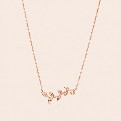 Leaf Vine Pendant Necklace