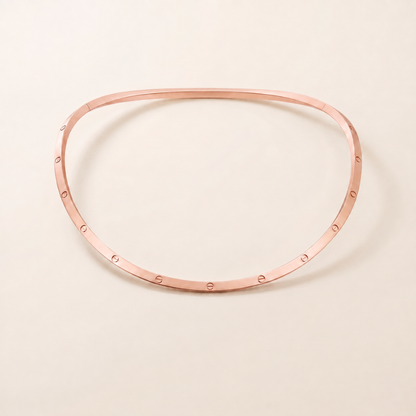 Love Slim Screw Collar Necklace