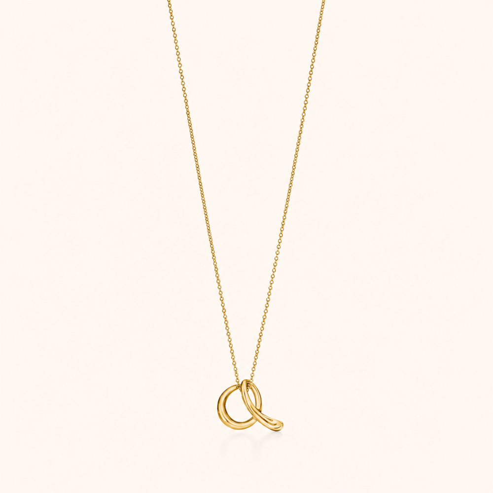 Sculpted Knot Pendant Necklace