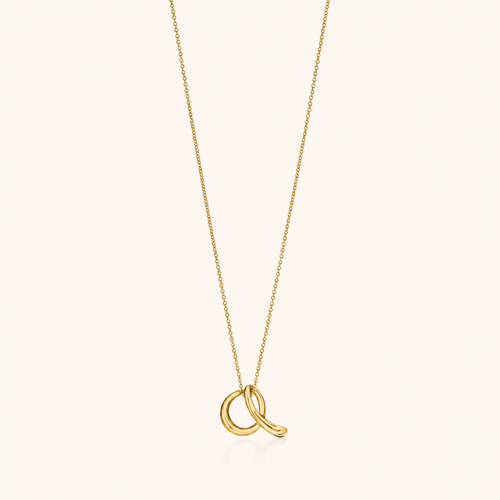 Sculpted Knot Pendant Necklace