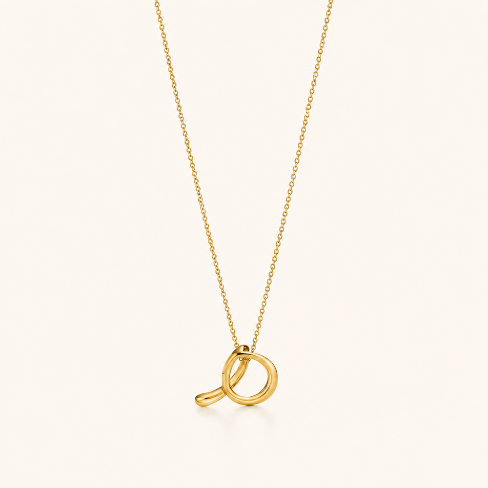 Sculpted Knot Pendant Necklace