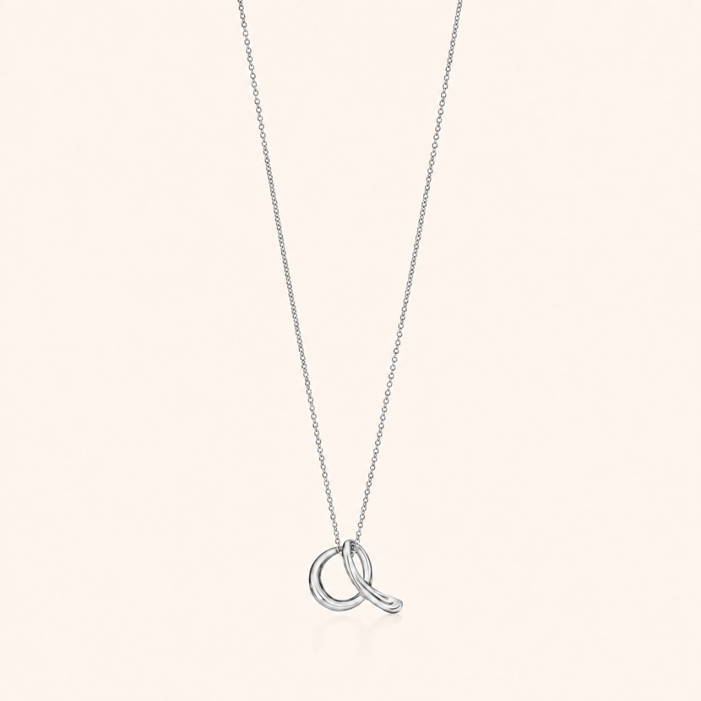 Sculpted Knot Pendant Necklace