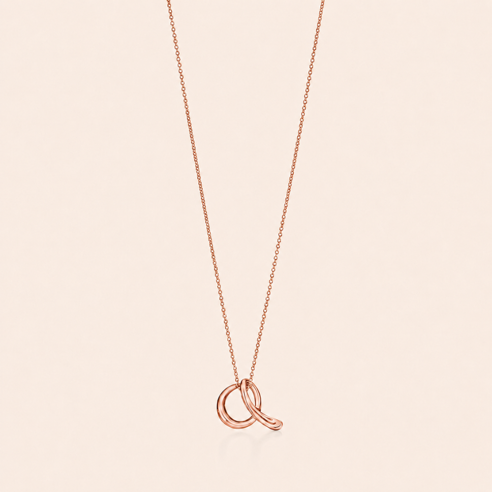 Sculpted Knot Pendant Necklace