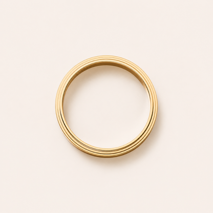 Polished Double-Edge Band Ring