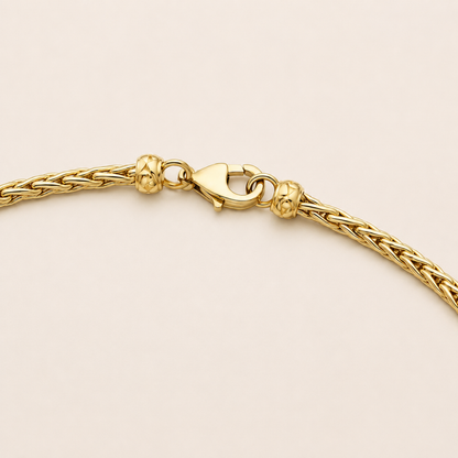 Floral Bud Drop Necklace with CZ Accents